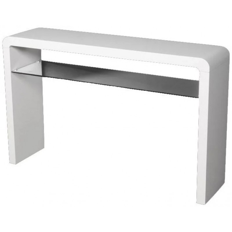 AM Clarus Large Console Tbl White